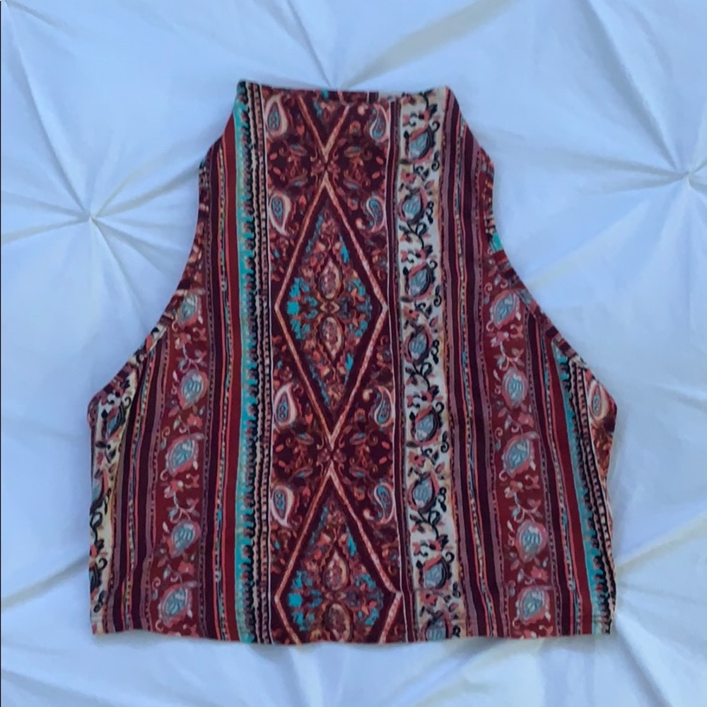 Mock Neck Crop Top Akira